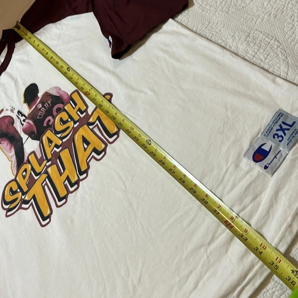 LeBron James and Steph Curry jersey style T-shirt. Size 3 XL. - Picture 6 of 8